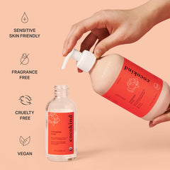 Cocokind Jumbo Rosewater Toner close-up highlights soothing hydration.