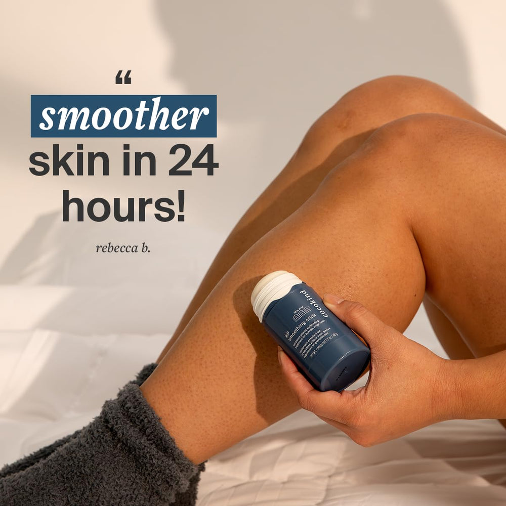 Travel-friendly, mess-proof design of Cocokind KP Smoothing Stick for on-the-go use.