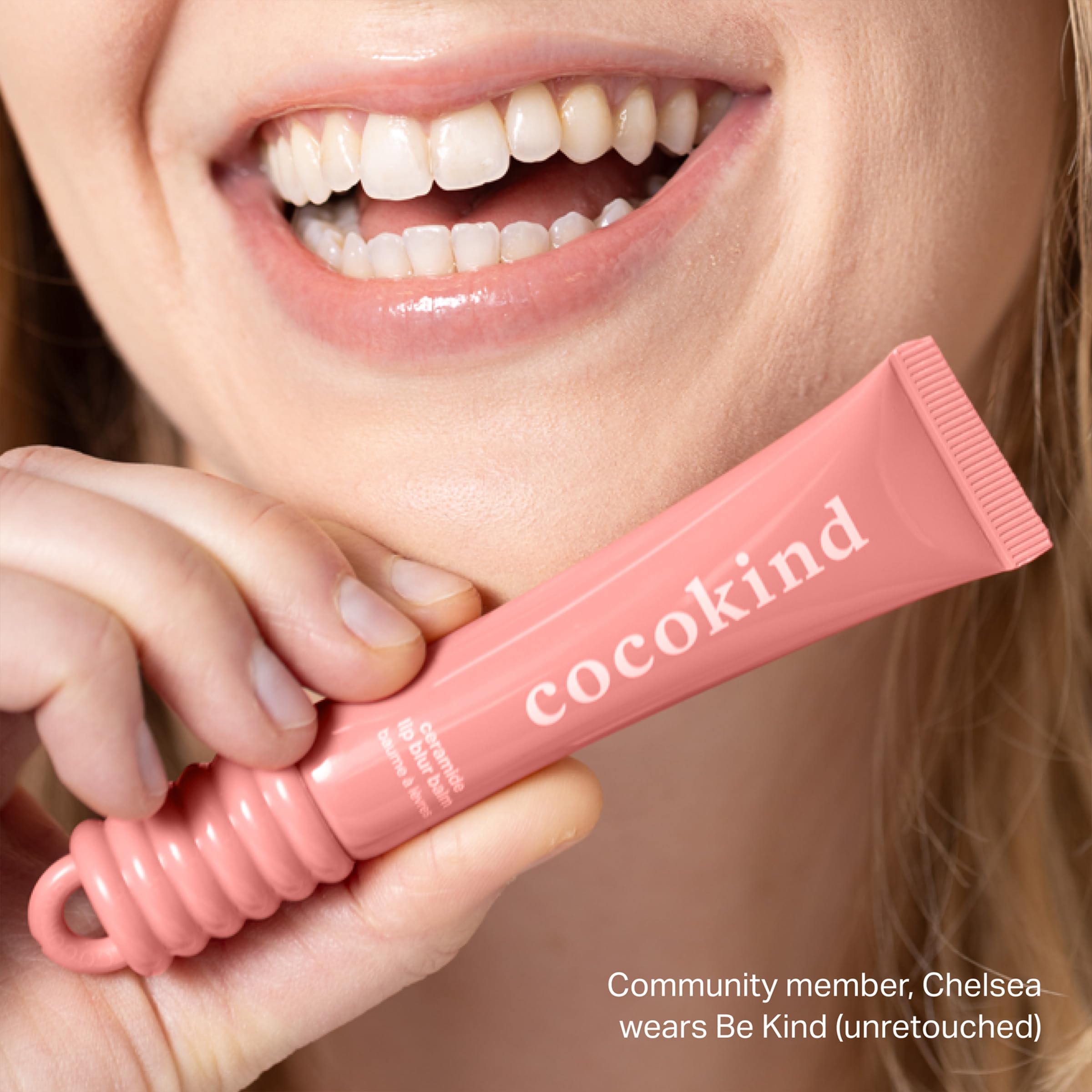 Cocokind Lip Blur Balm with glossy finish and light tint for everyday wear