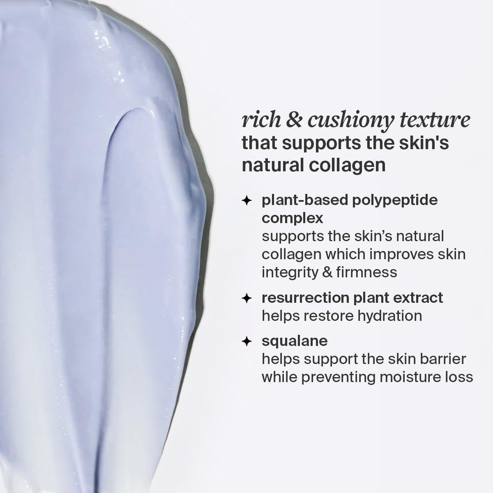 Cocokind Resurrection Polypeptide Cream being applied to clean skin