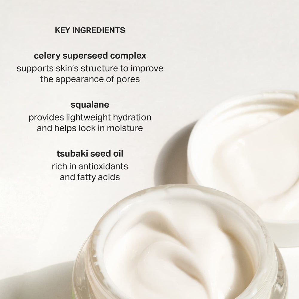 Cocokind Texture Smoothing Cream with squalane, celery seed and cucumber ingredients