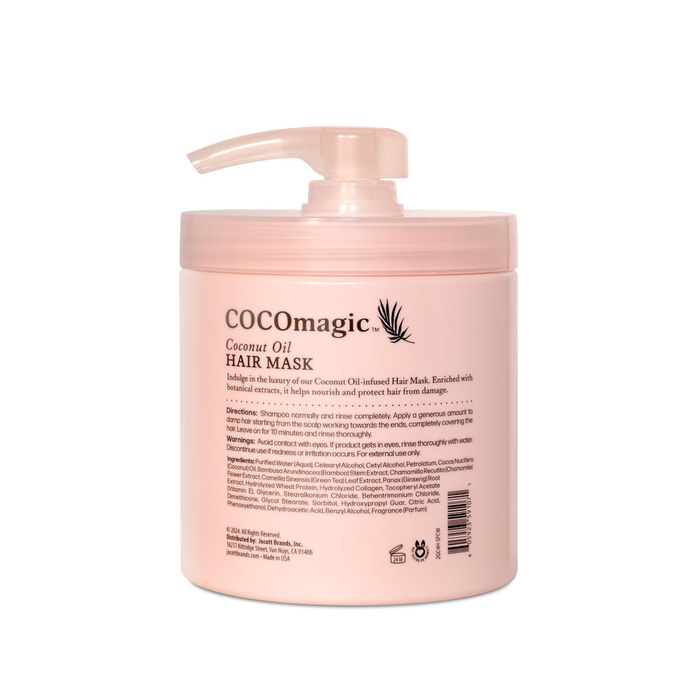 Cocomagic mask application for nourished, manageable strands