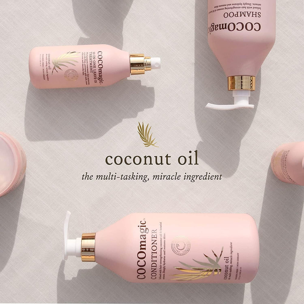 Cocomagic USA-made, cruelty-free, paraben-free formula supports healthy-looking hair