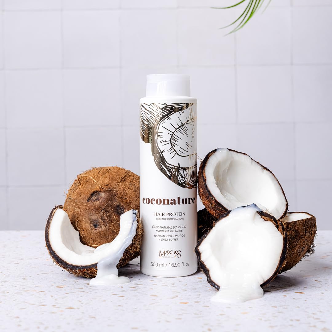 COCONATURE Hair Protein ingredients highlight coconut oil for nourishing care