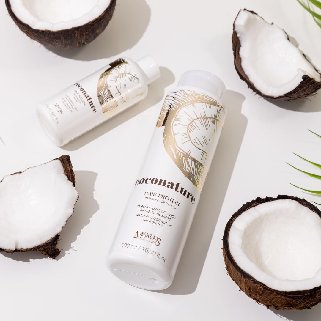 COCONATURE Hair Protein with shea butter emphasizing deep hydration and softness