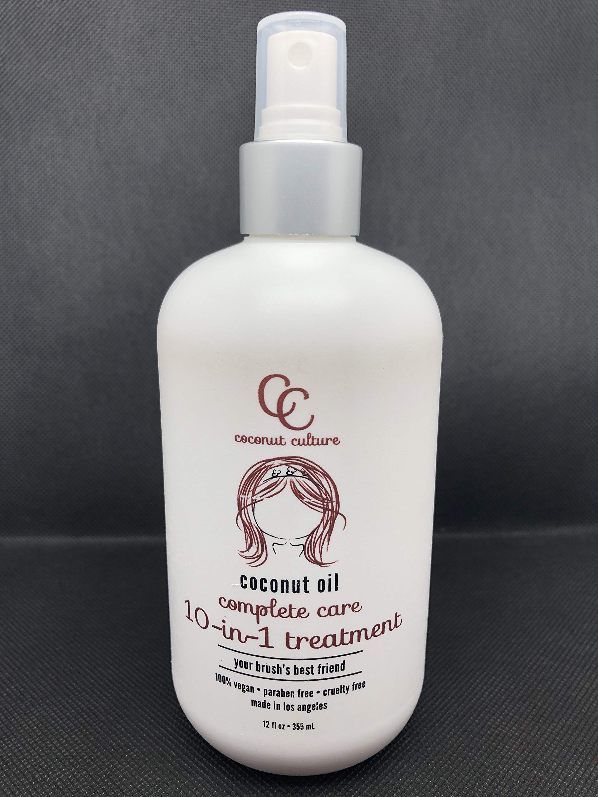 Coconut Culture 10-in-1 bottle pour with frizz control and shine