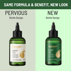 Packaging closeup of Cocoon Pomelo Hair Tonic highlights vegan, cruelty-free formula.