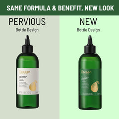 Cocoon Original Pomelo Oil Hair Tonic ingredients close-up showing vegan formula.