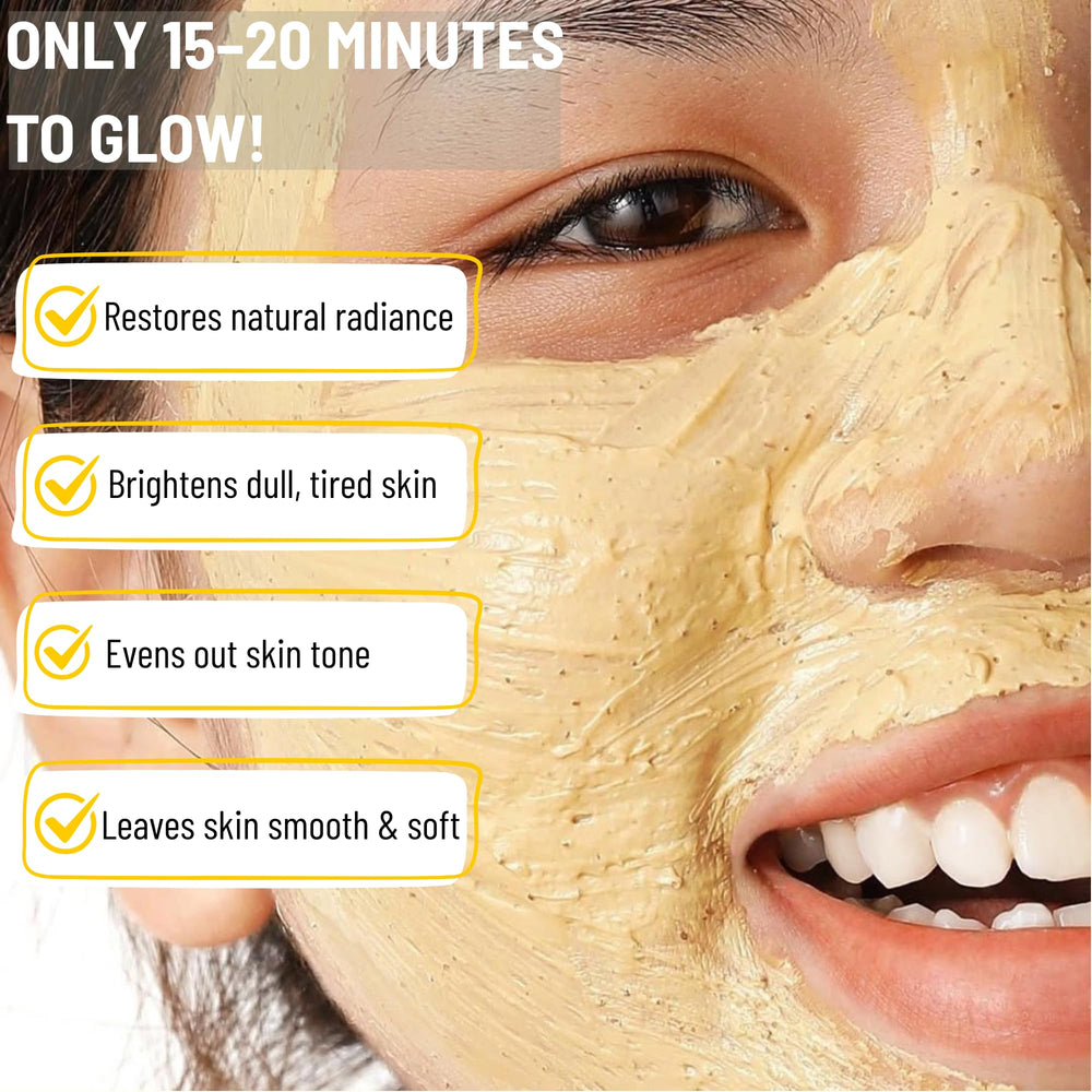 CocoonOriginal turmeric face mask jar displays smooth texture and rich formula.