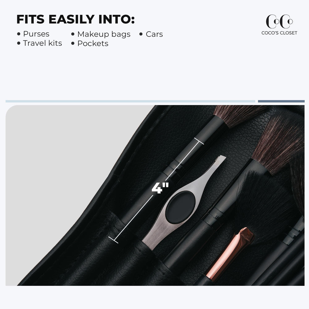 Coco's Closet high-quality tweezers help maintain tidy brows without over-plucking