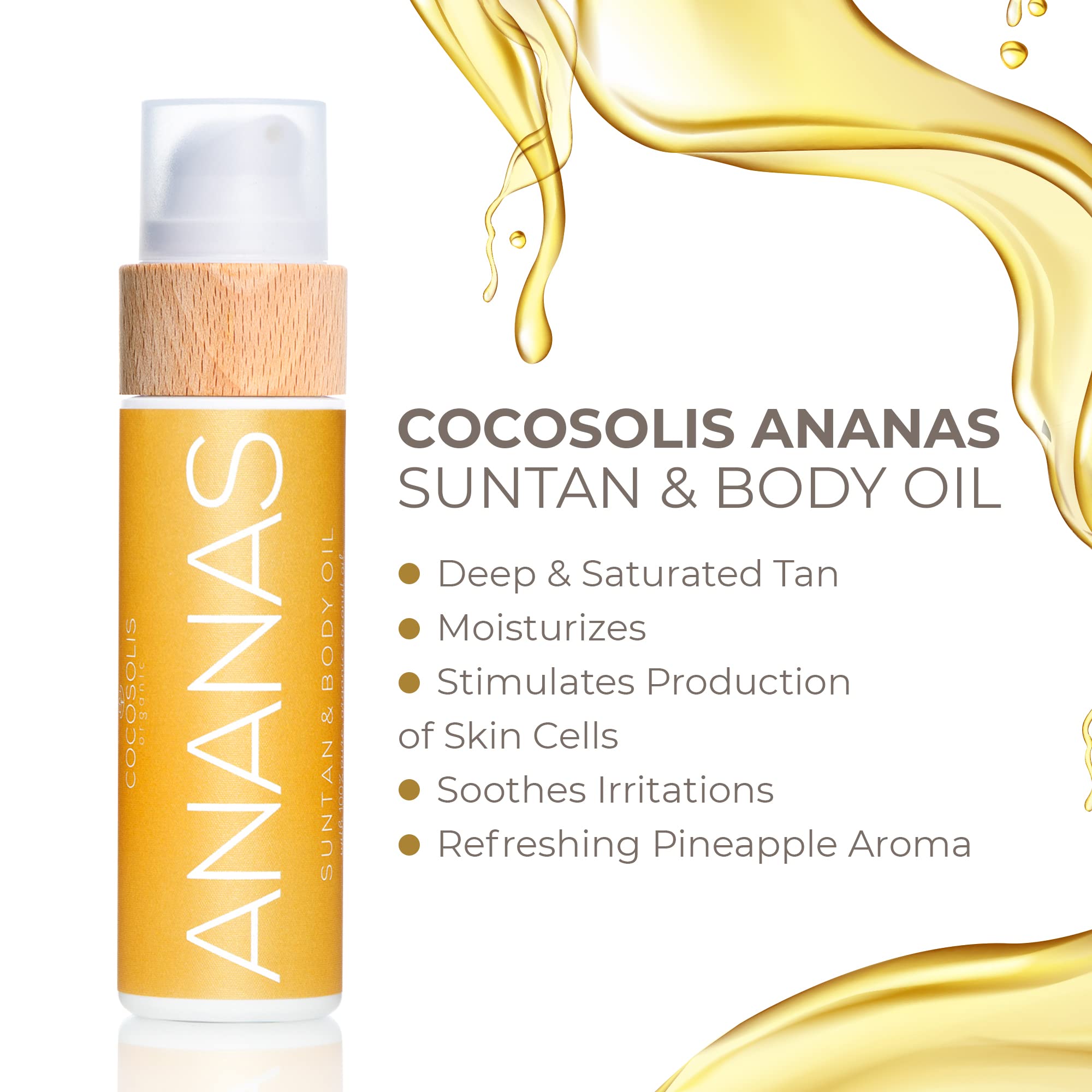 COCOSOLIS ANANAS pineapple aroma enhances your self-care routine during use
