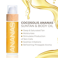 COCOSOLIS ANANAS pineapple aroma enhances your self-care routine during use