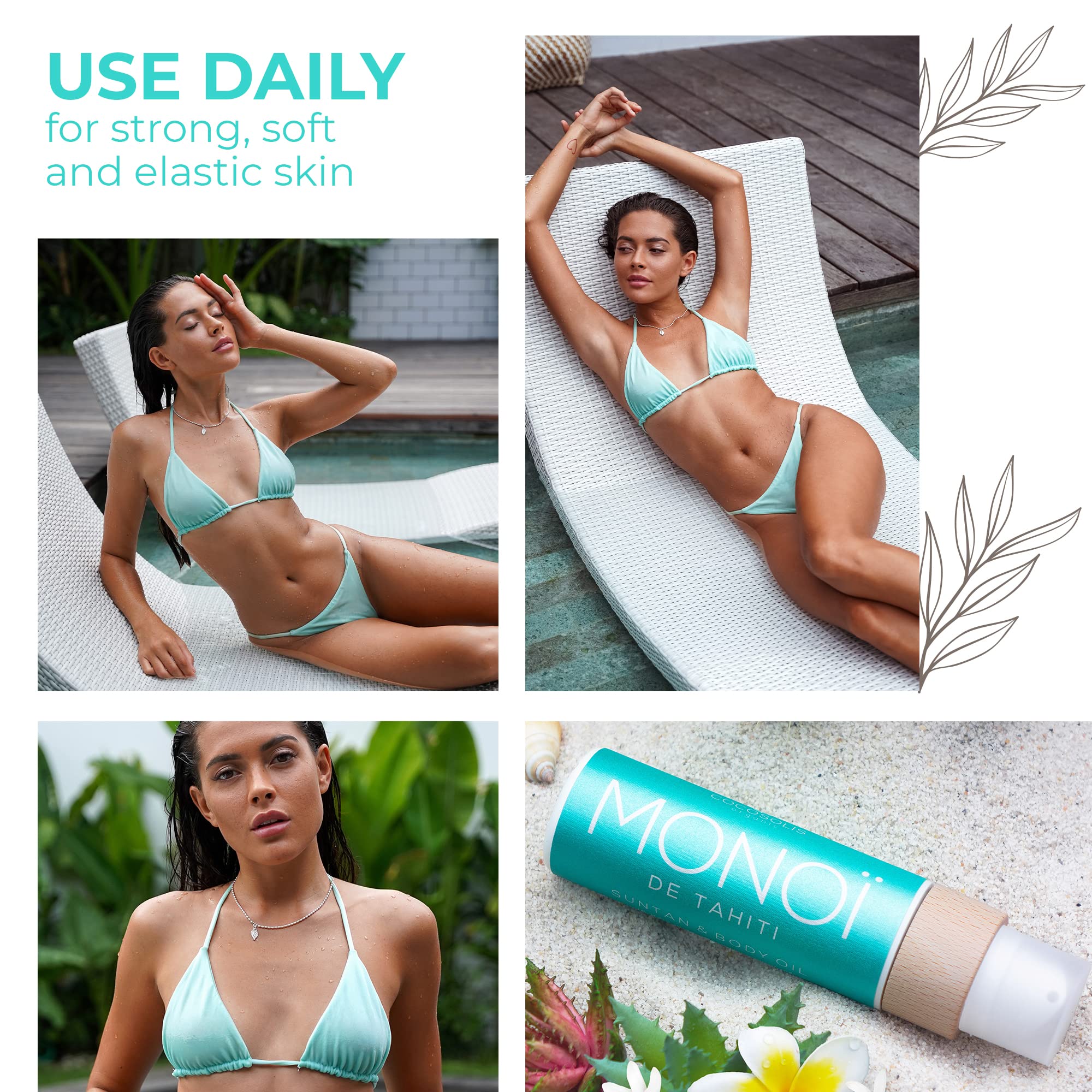 COCOSOLIS MONOI gardenia coconut scent close up evokes tropical aroma