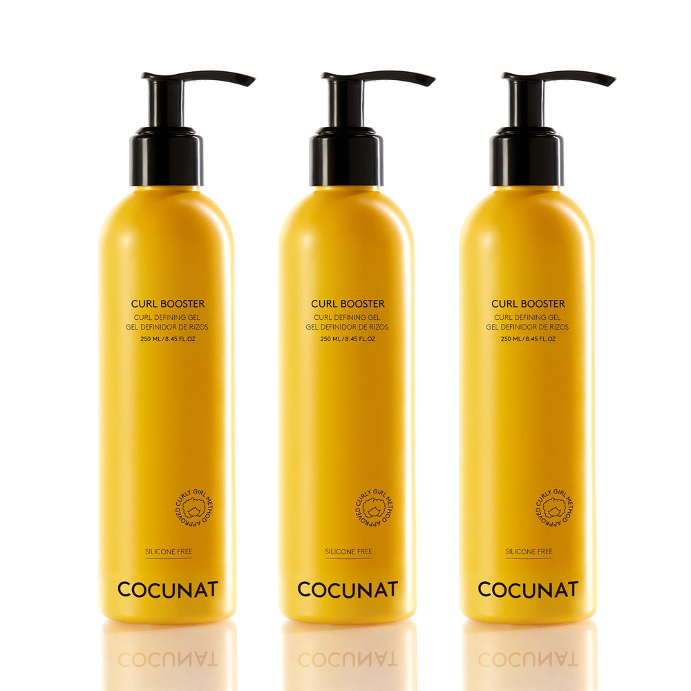 COCUNAT 3 Curl Booster bottle defines curls with lightweight hydration