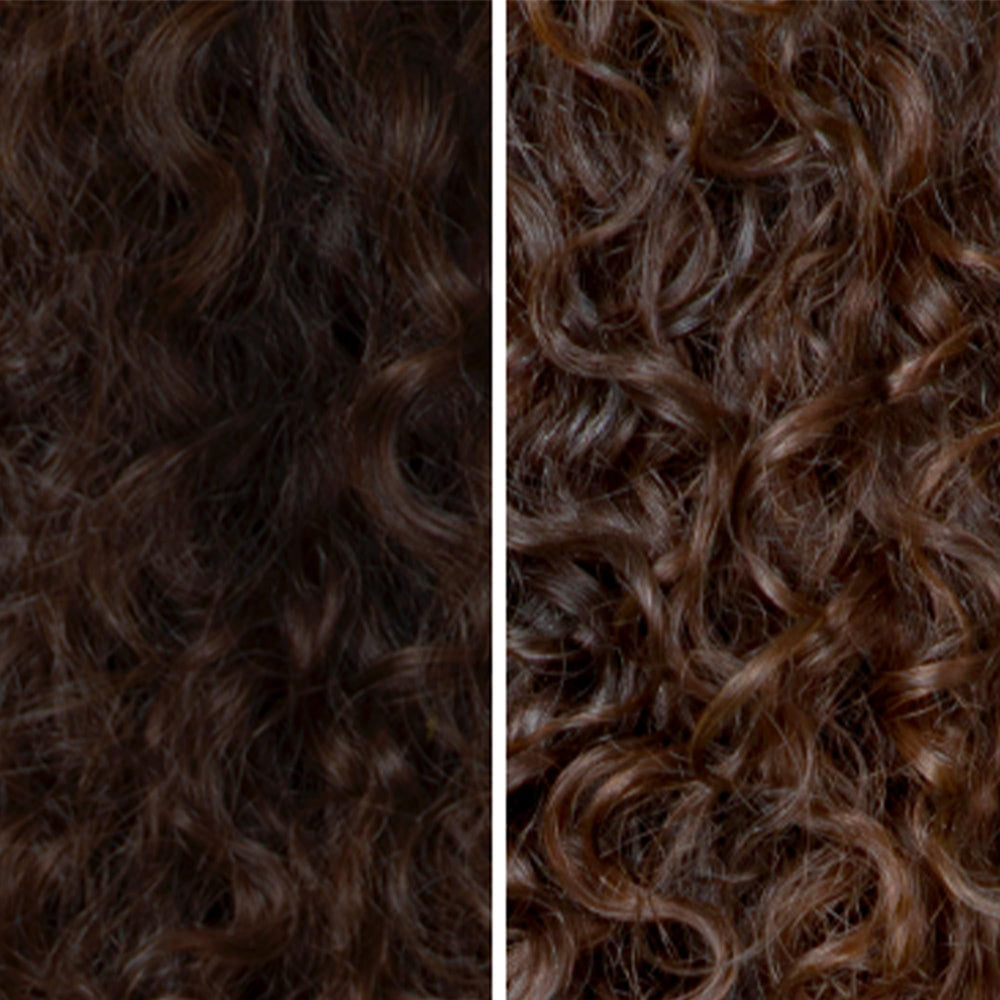 Hair gains a moisturized glow thanks to plant-based oils