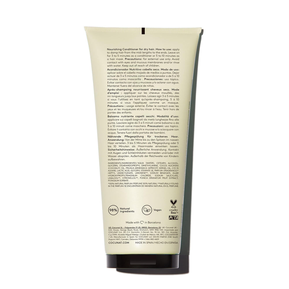 COCUNAT Rich Conditioner helps reduce frizz on damaged hair.