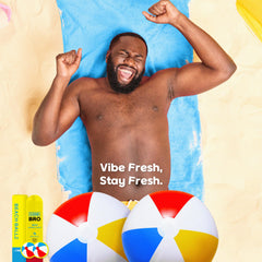 Code Bro Beach Ballz rich foam lather for daily shower.
