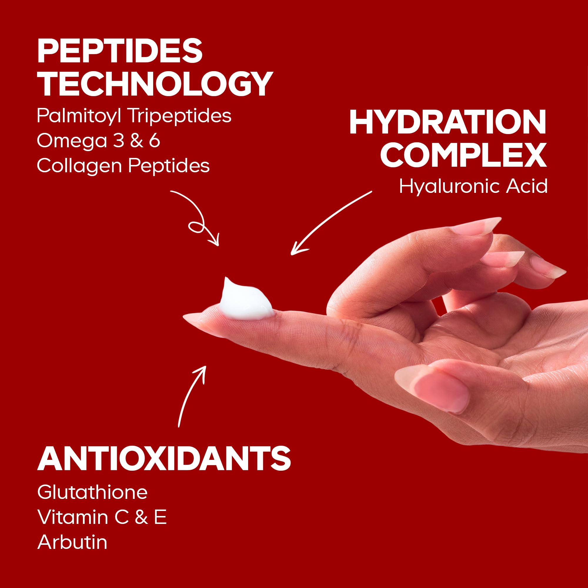 Codeage Maison Rouge ingredients featuring glutathione and peptides for antioxidant support.
