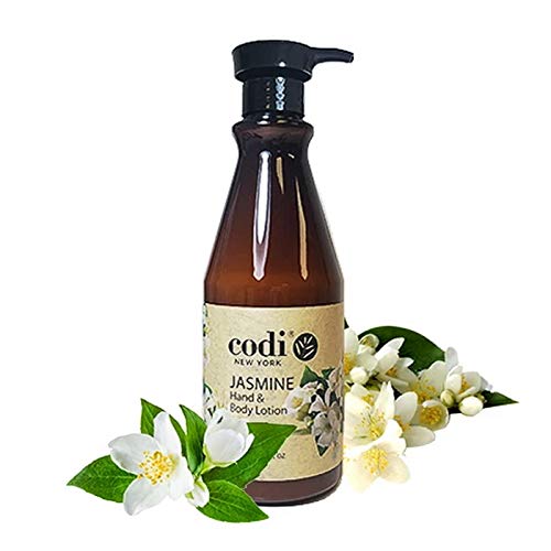 Codi Jasmine Lotion texture demonstrates non-greasy and fast-absorbing hydration.
