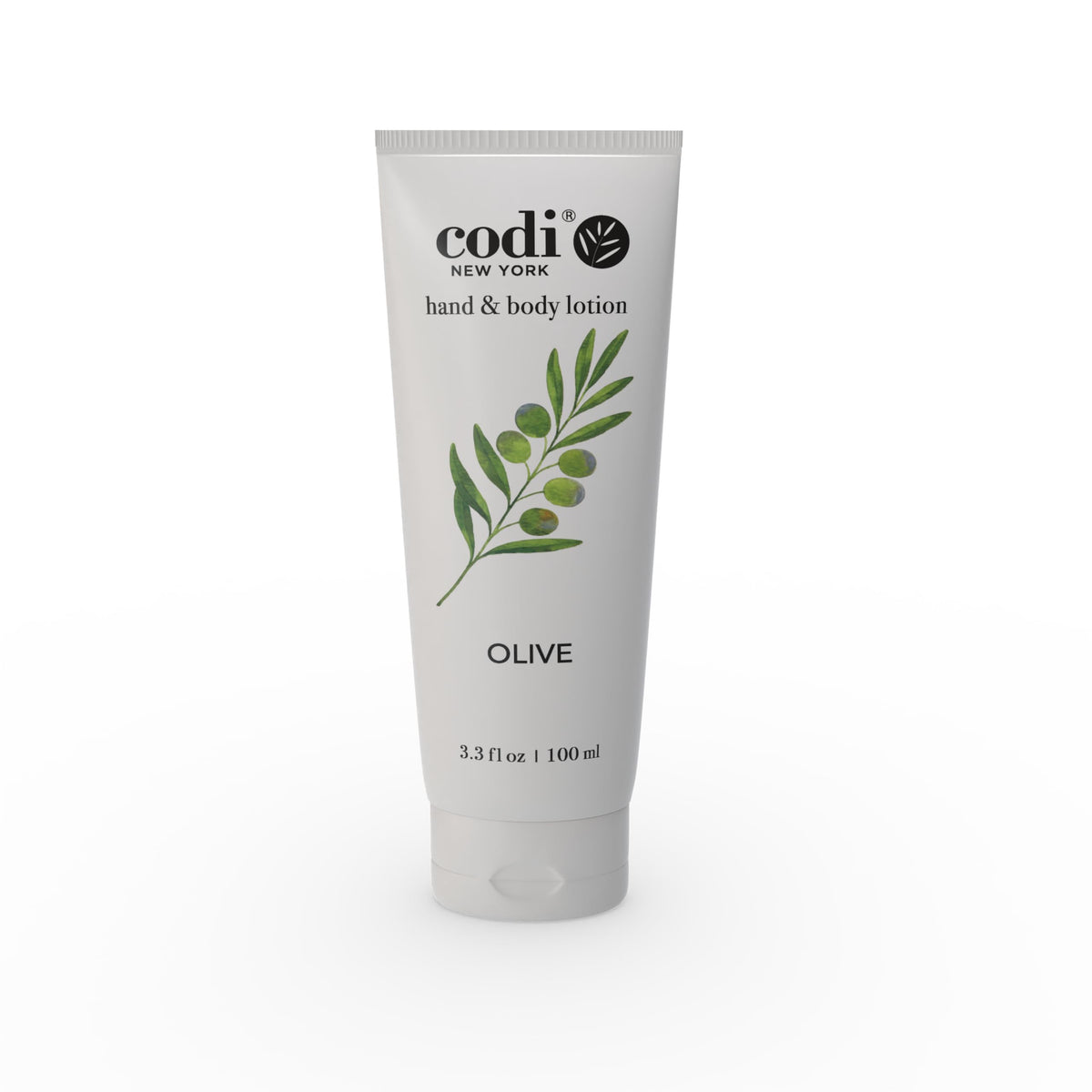 Codi N Codi Olive hand and body lotion bottle for smooth, hydrated skin.