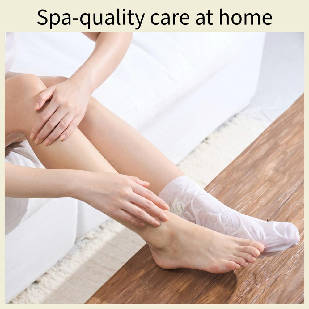 Codi New York Relaxing Aroma Foot Mask packaging opened for home pedicure