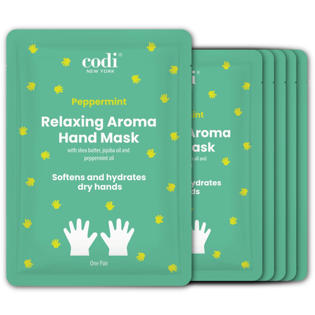 Codi New York Relaxing Aroma Hand Mask packaging front for at‑home spa use