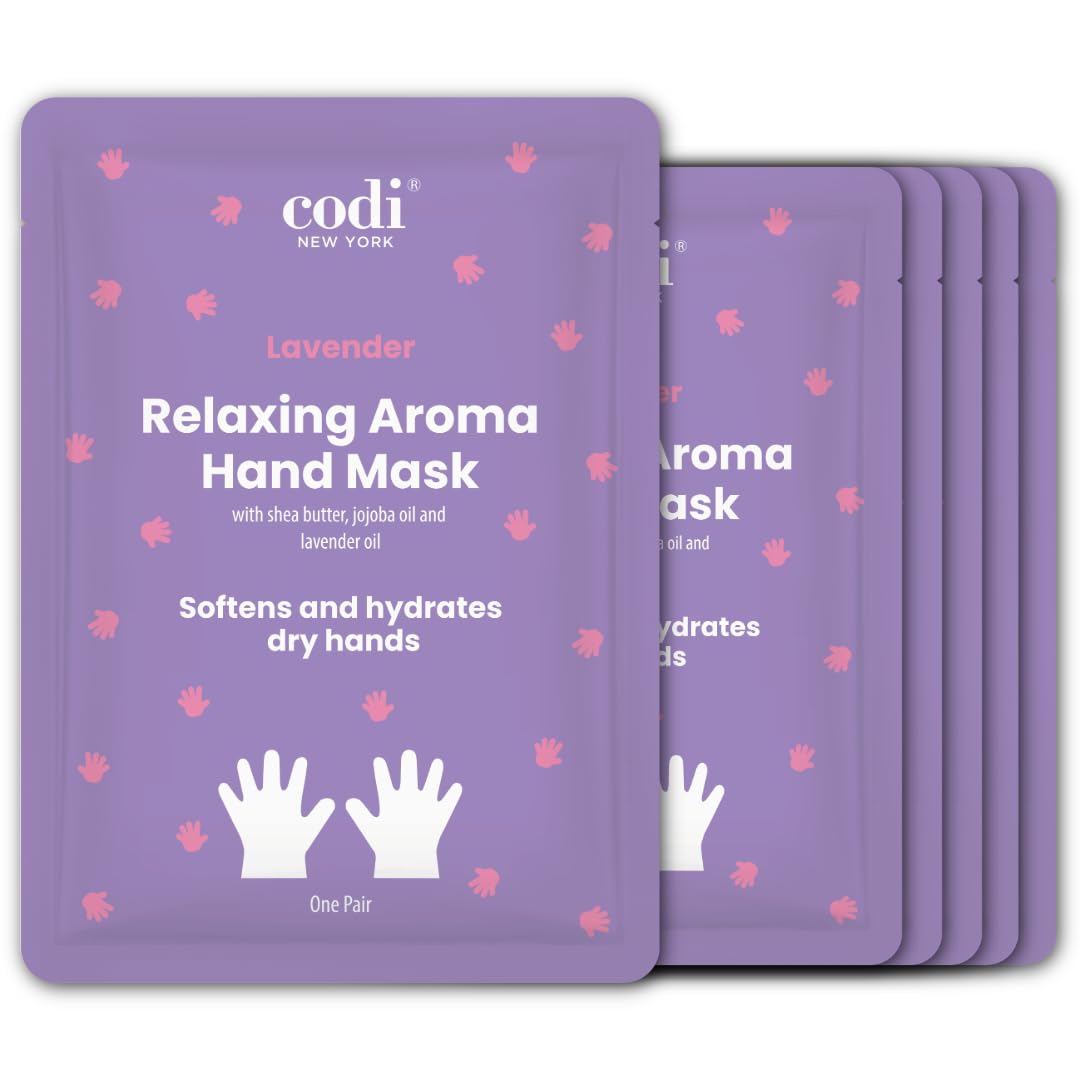 Codi New York Relaxing Aroma Hand Mask packaging for premium home spa experience