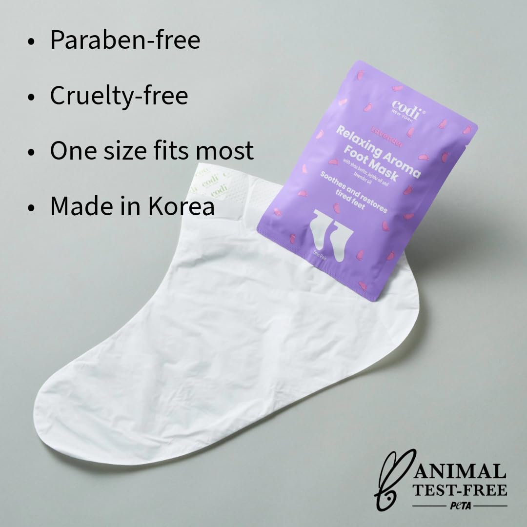 Codi New York unisex foot mask usage for both men and women.