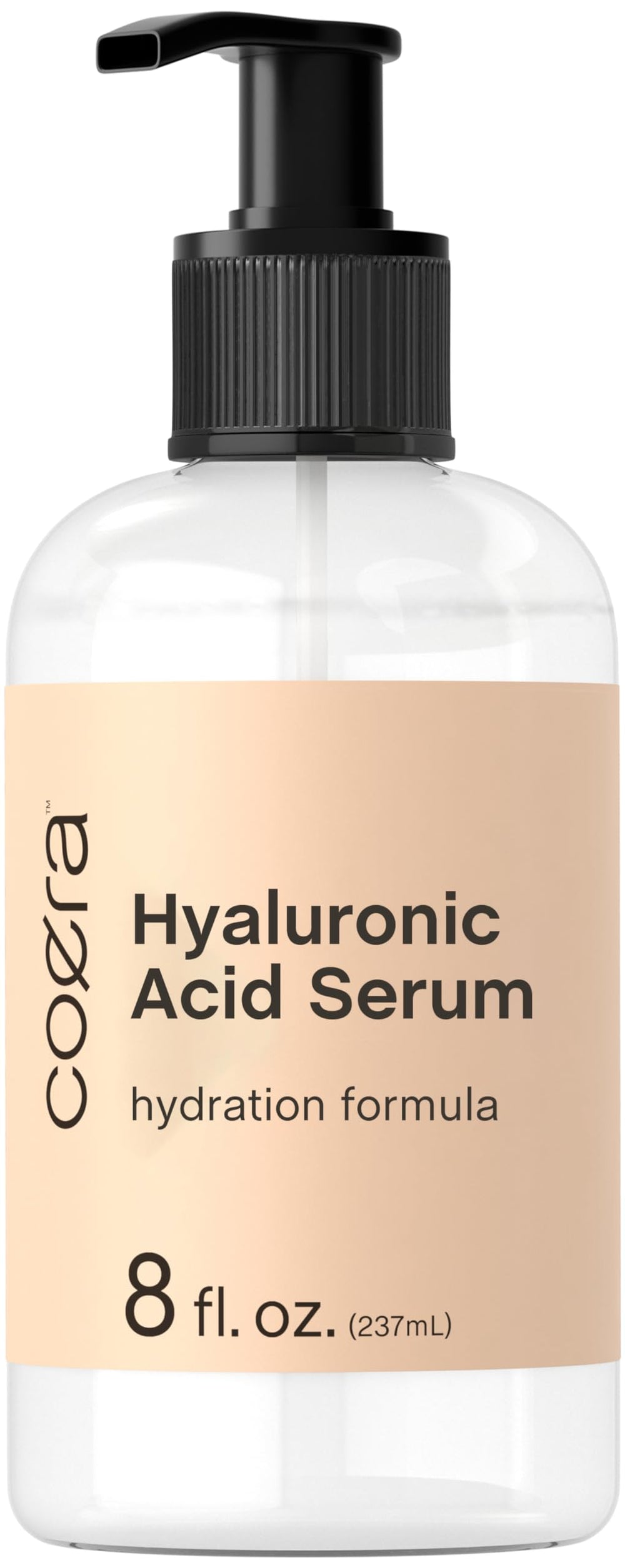 Coera Hyaluronic Acid Serum bottle front for hydration and glow