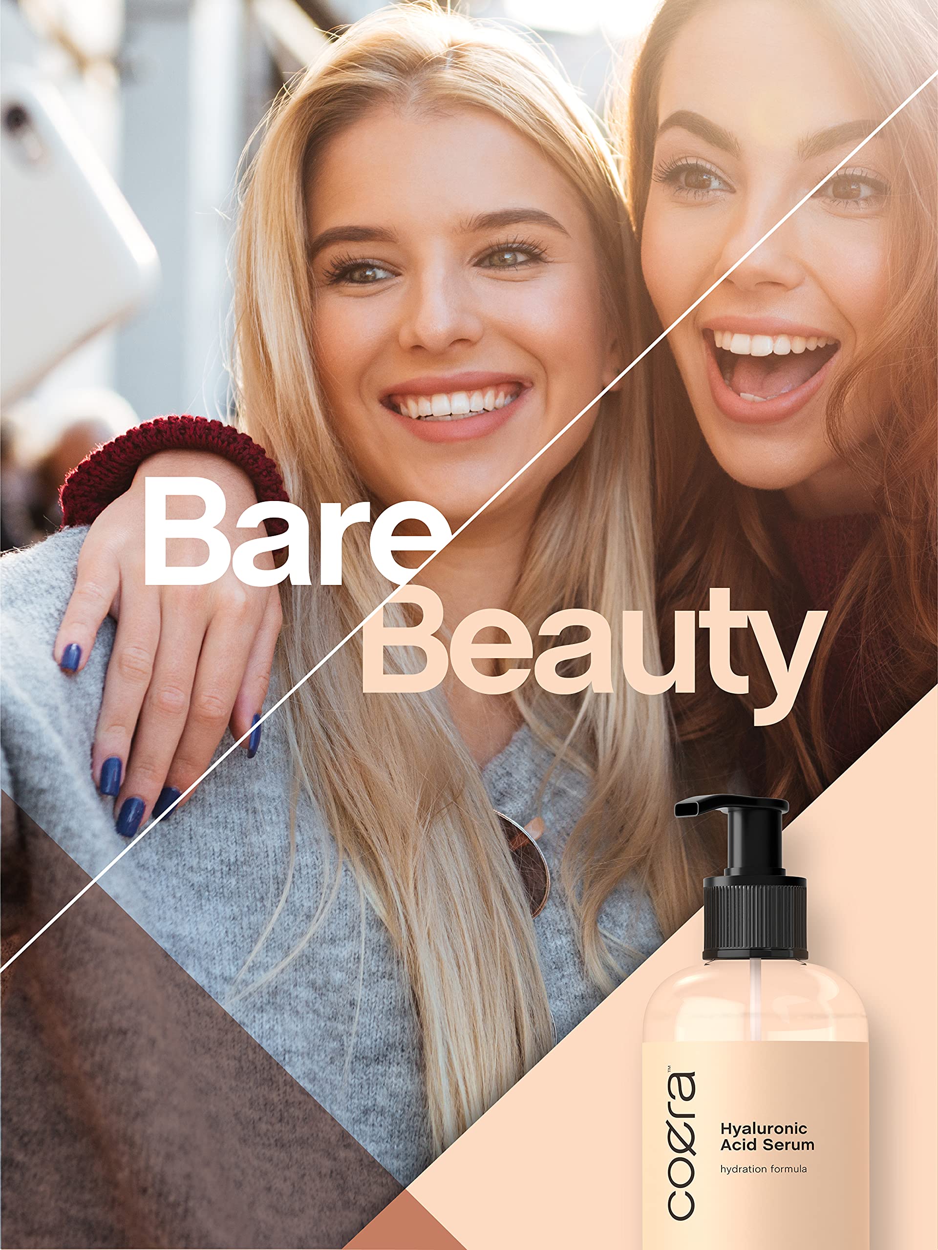 Coera packaging box emphasizes premium quality and cruelty-free status