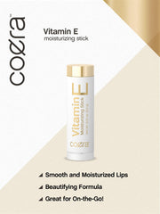 Applying Coera Vitamin E lip stick for daily lip care