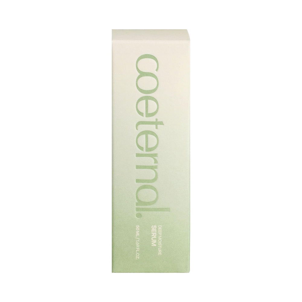 Coeternal 50ml bottle on vanity suggests travel-friendly skincare