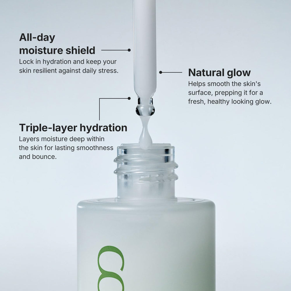 Coeternal Algae11 hydration blend closeup emphasizes sea moisture and elasticity support