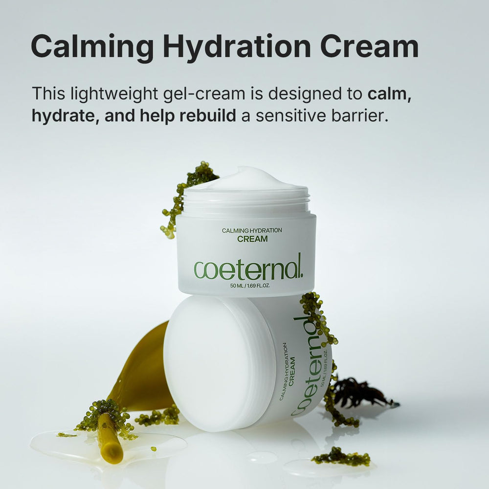 Coeternal Calming Hydration Cream ceramide NP close-up highlighting barrier support