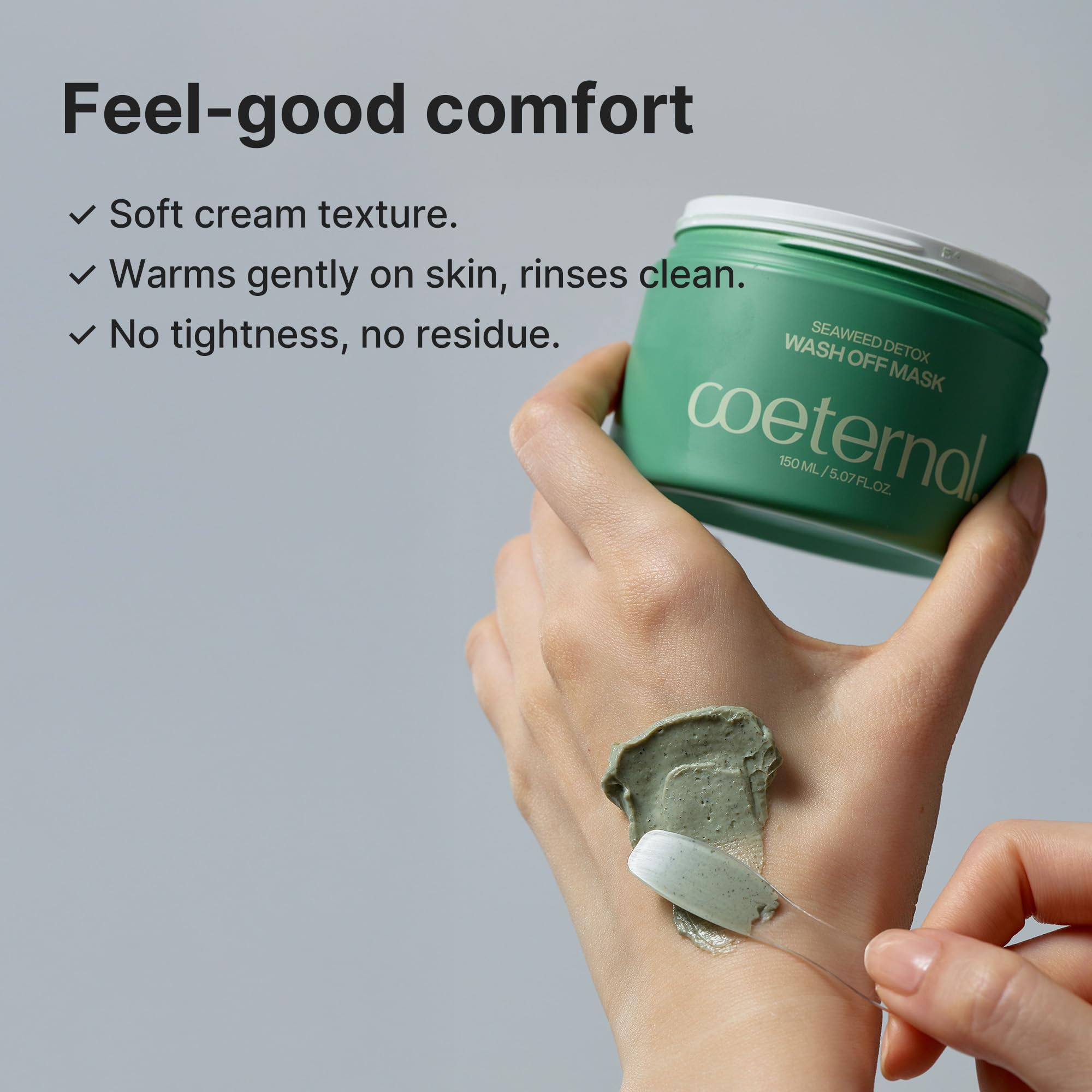 Coeternal Seaweed Detox algae complex illustration suggests marine hydration