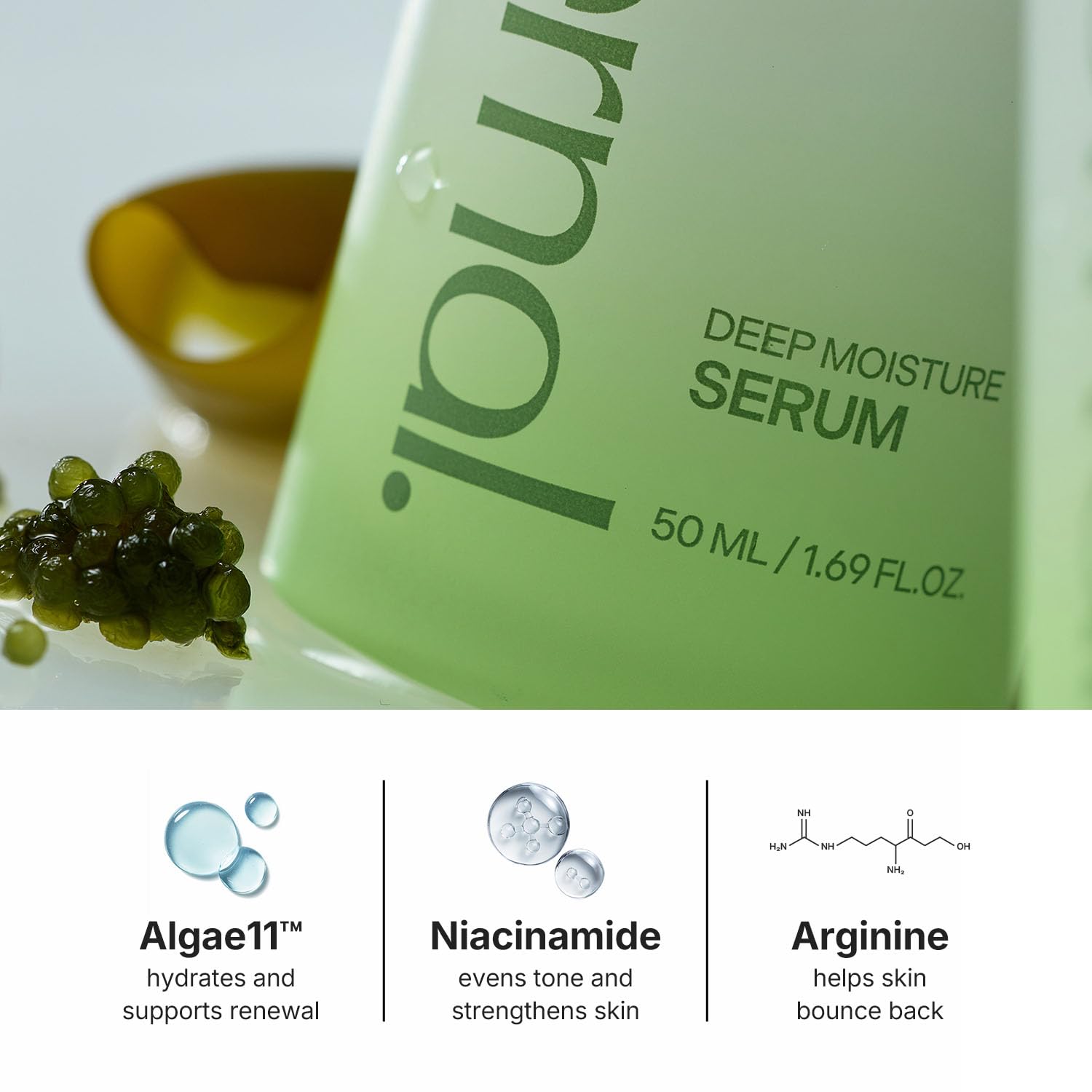 Coeternal Water-based formula bottle demonstrates breathable hydration without pore clogging