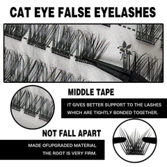 Lash clusters in 10-18mm lengths for customizable looks.