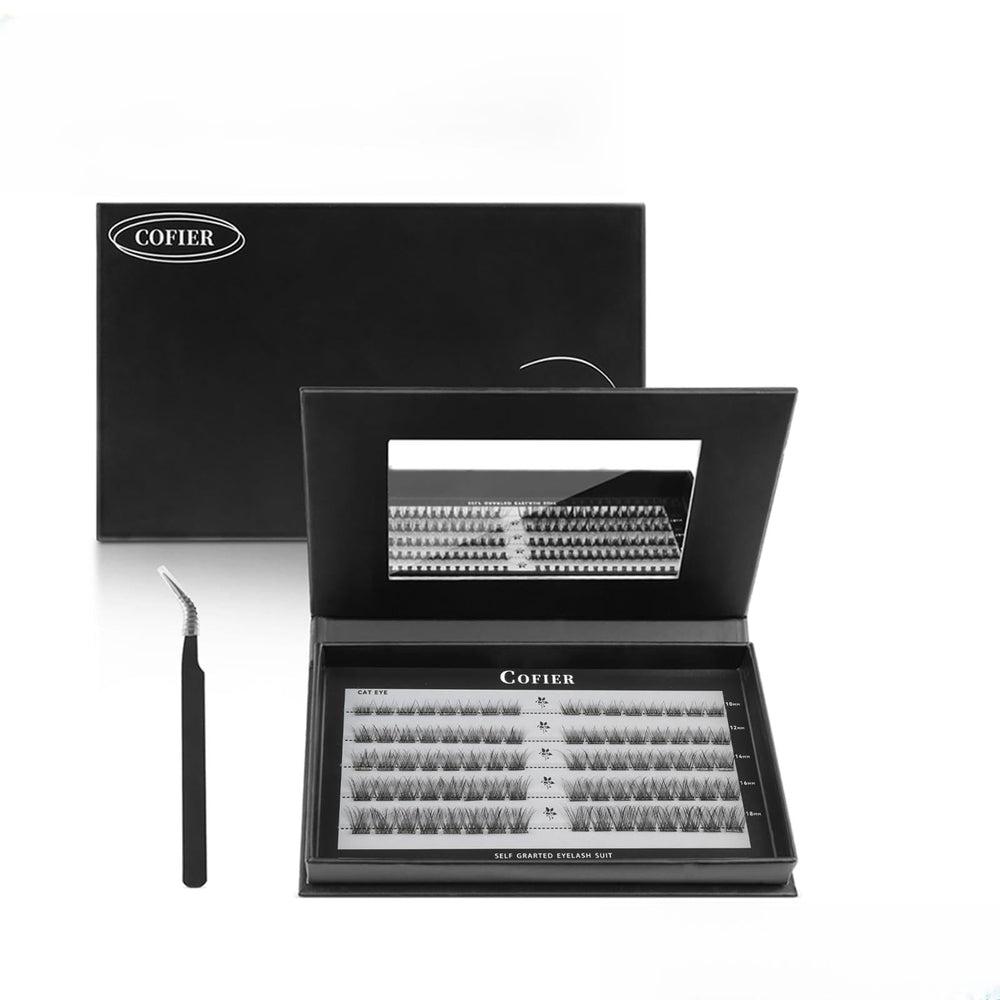 Cofier Wispy Lash Clusters Kit box for at-home extensions.
