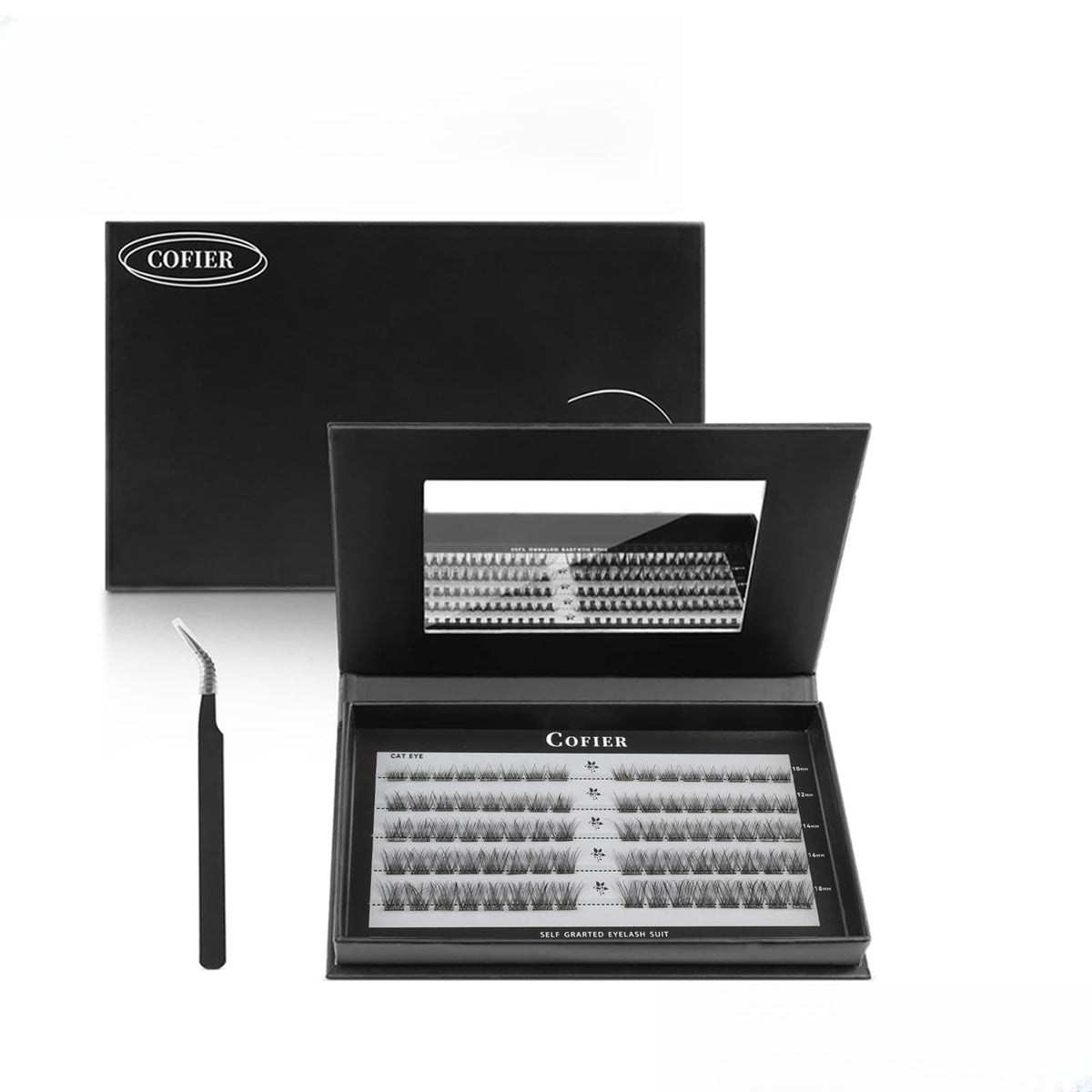 Cofier Wispy Lash Clusters Kit box for at-home extensions.
