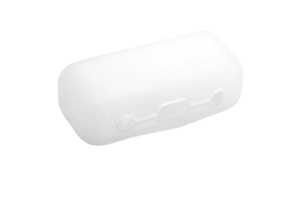 Coghlan's silicone razor cover white fits most razors for secure packing