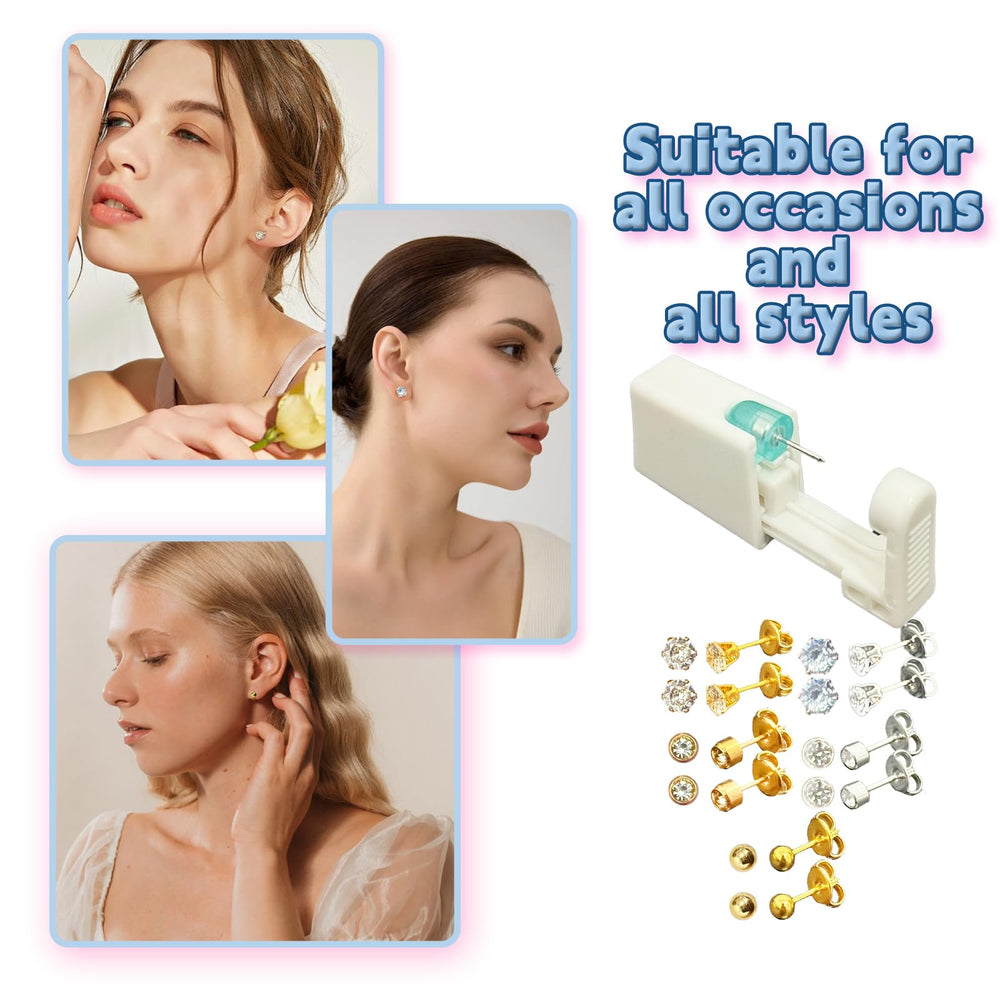 COLAYERIST preloaded 4mm soybean studs closeup offers unique design with comfortable wear.