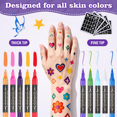 Coliatik dual-tip markers enable smooth shading and precise outlines.