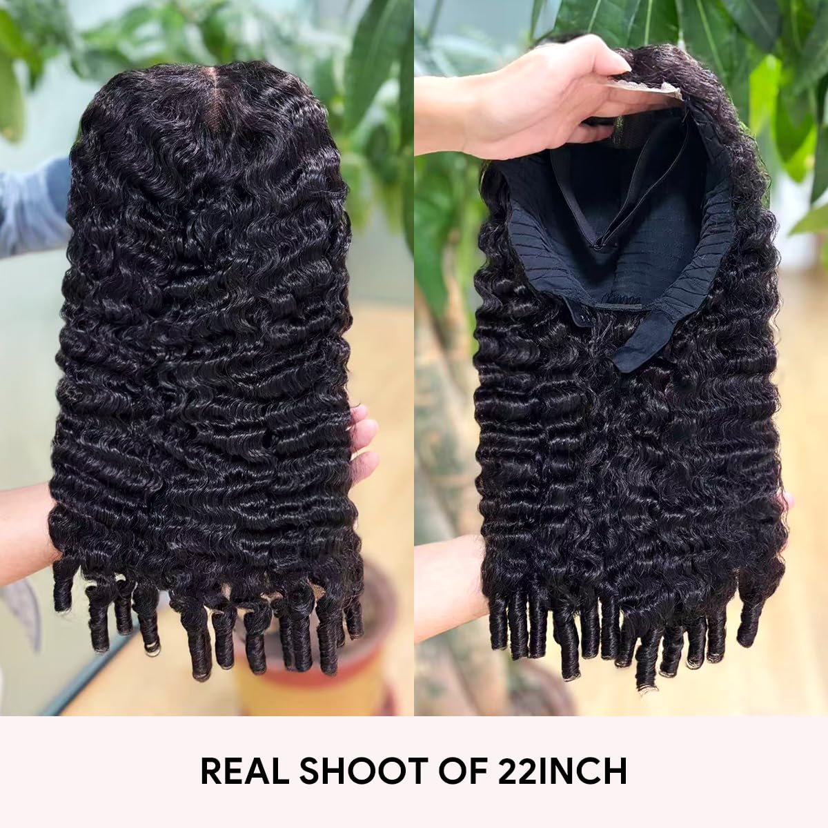 Coliki Burmese curly wig suited for weddings and special occasions.