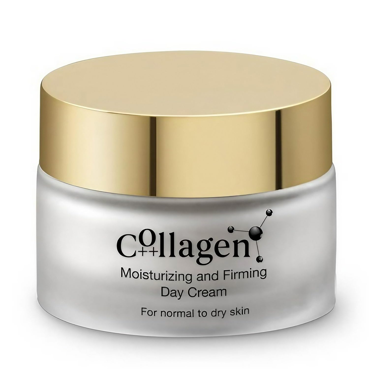 Collagen anti-aging day cream bottle showcasing premium hydration for firmer skin
