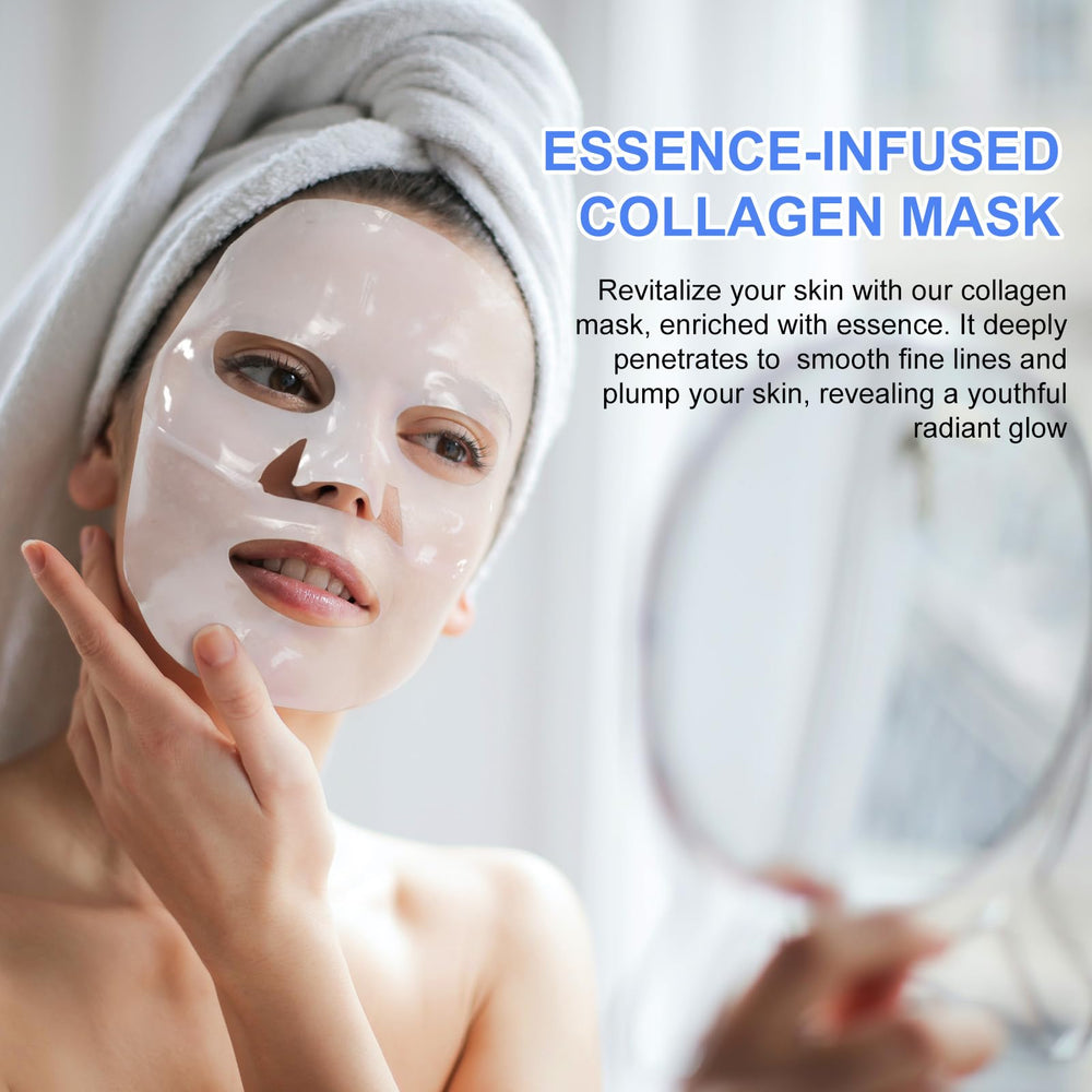 Collagen Face Mask hydrogel becomes clear during use