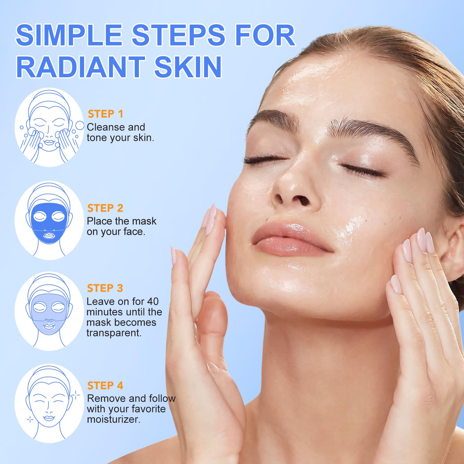 Collagen Face Mask overnight hydration delivering lasting moisture
