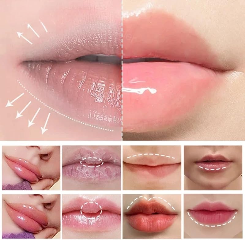 Collagen Lip Booster application swipe shows precise, easy coverage.