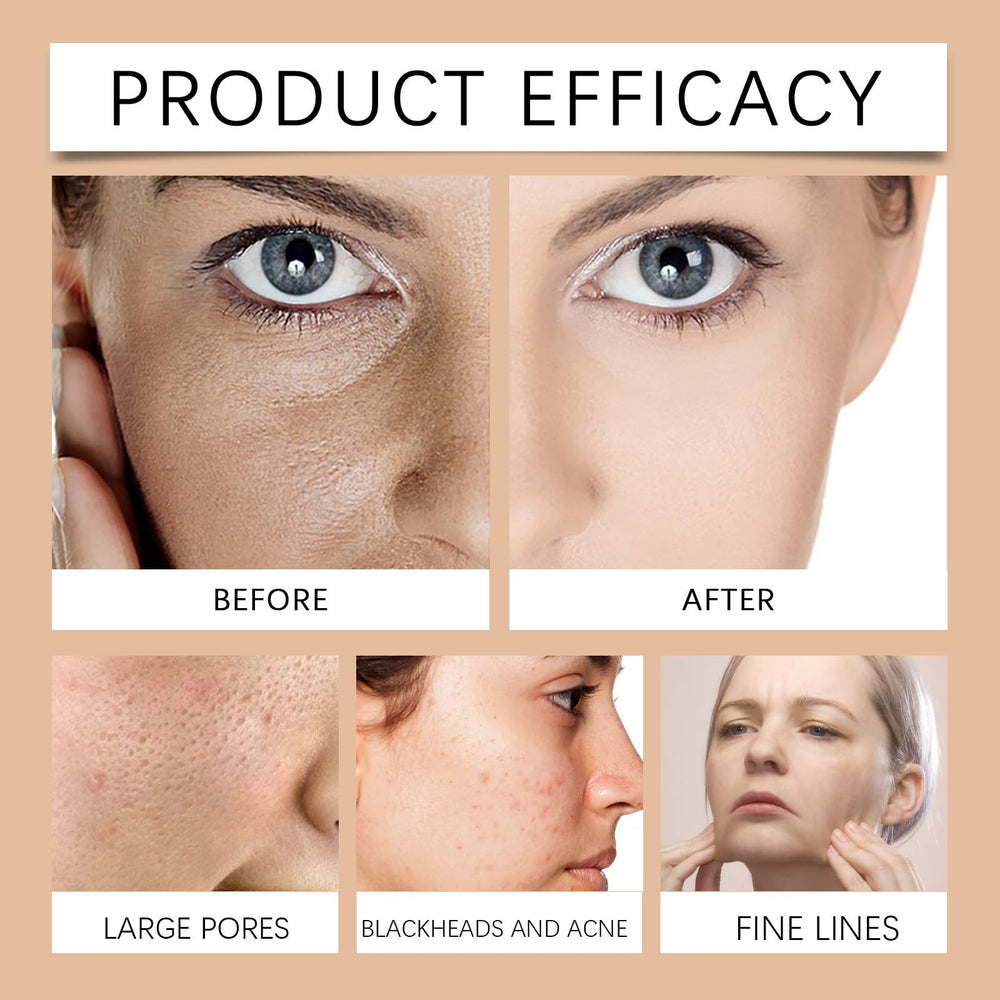 Collagen Night Wrapping Mask before-use face prep shows clean, ready skin.