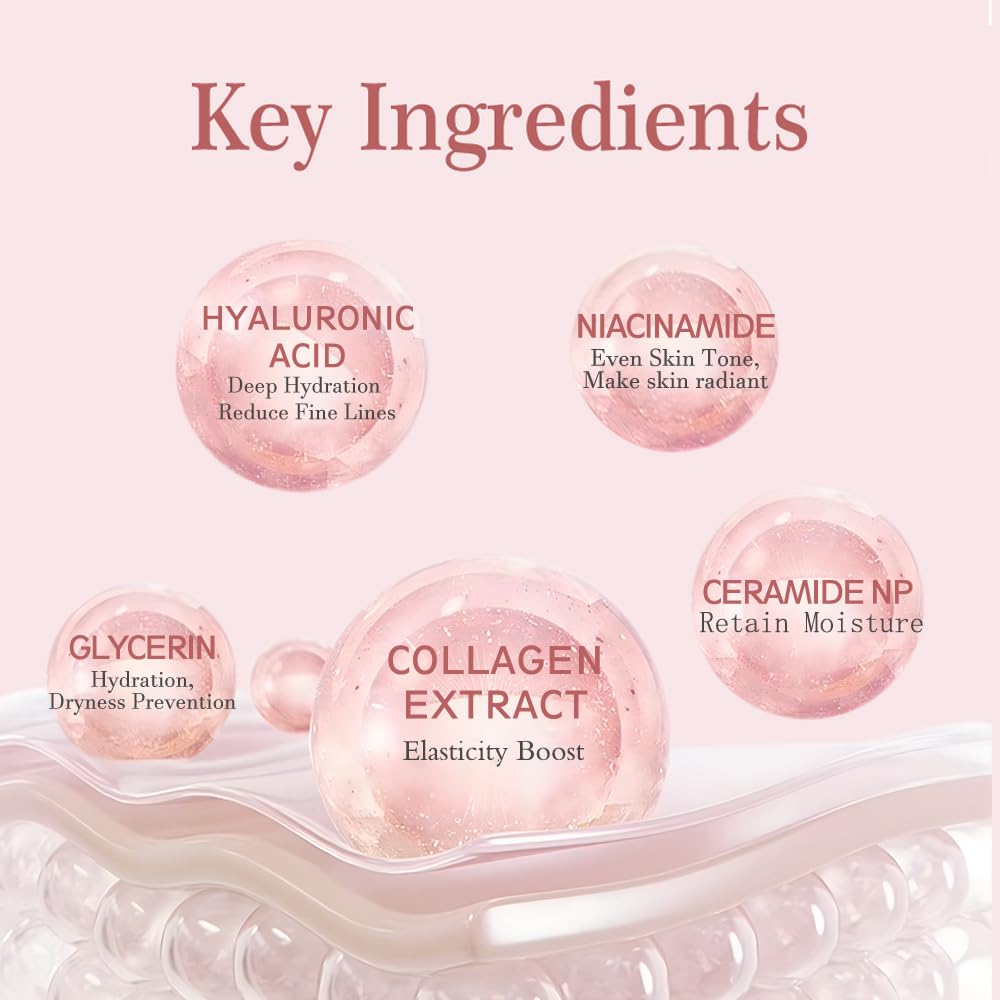 Collagen Night Wrapping Mask skin elasticity action emphasizes firming and smooth feel.