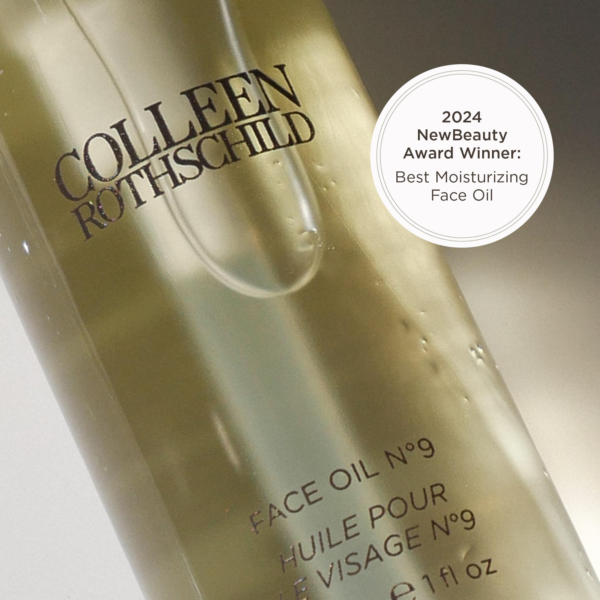 COLLEEN ROTHSCHILD Face Oil N°9 ingredients close-up highlighting key oils